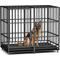Show in main carousel: Xbrigh Heavy Duty Indestructible Steel Escape Proof Dog Crate, Black, Large: 54/48/42/38-in slide 1 of 6