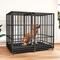 Show in main carousel: Xbrigh Heavy Duty Indestructible Steel Escape Proof Dog Crate, Black, Large: 54/48/42/38-in slide 5 of 6