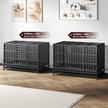 Show in main carousel: Xbrigh HIWOKK Heavy Duty Indestructible Steel Escape Proof Dog Crate, Black, Large slide 5 of 5