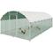 Show in main carousel: Xbrigh Metal Dome Shaped Coop Walk-in Poultry Cage with Waterproof & Anti-Ultraviolet Cover, Silver, 17.7 x 8.9 x 6.6-in slide 1 of 6