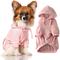 Show in main carousel: Pet Passion Cooper Velour Hoodie, Pink, Large slide 1 of 6