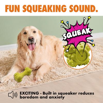 Show full view: Arlee Home & Pet Max Fusion Made with Nike Grind Pulse Dog Chew Toy, Orange, Small slide 6 of 11