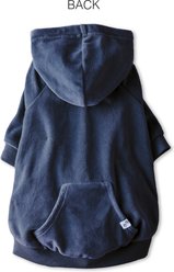 Pet Passion Cooper Velour Hoodie, Navy, Large slide 2 of 4