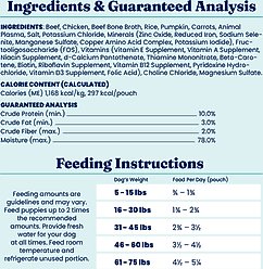 Solid Gold Homestyle Meal Gut Health Beef Dog Food Topper, 9-oz pouch slide 2 of 7