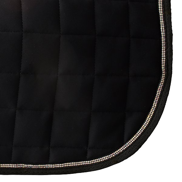 Show full view: Pet Passion Roxy Crystal Bling Dog Coat, Black, Medium slide 4 of 4