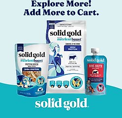 Solid Gold Chicken Flavor Gut Health High-Protein Dry & Wet Dog Food Topper, 10.5-oz pouch slide 2 of 9