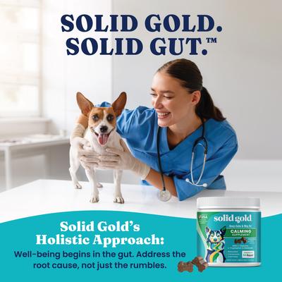 Show full view: Solid Gold Keep Calm & Wag On Calming Aid Chew Supplement for Dogs, 120 count slide 9 of 11