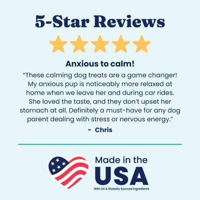 Show full view: Solid Gold Keep Calm & Wag On Calming Aid Chew Supplement for Dogs, 120 count slide 6 of 11