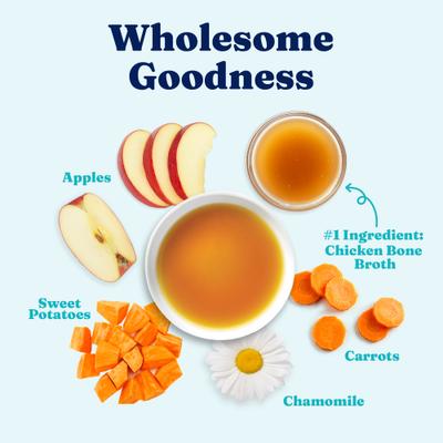 Show full view: Solid Gold Chicken Bone Broth with Lavender & Chamomile Dog Food Topper, 8-oz pouch slide 8 of 11