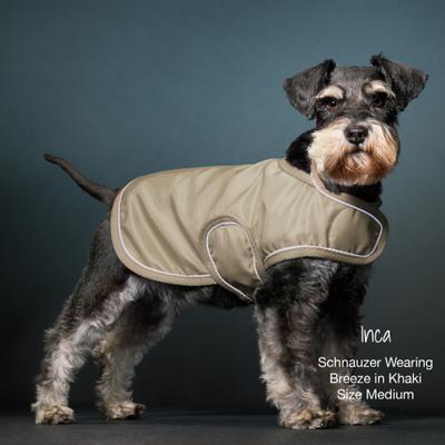 Show full view: Pet Passion Breeze Windbreaker Dog Coat, Khaki, XX-Large slide 5 of 6