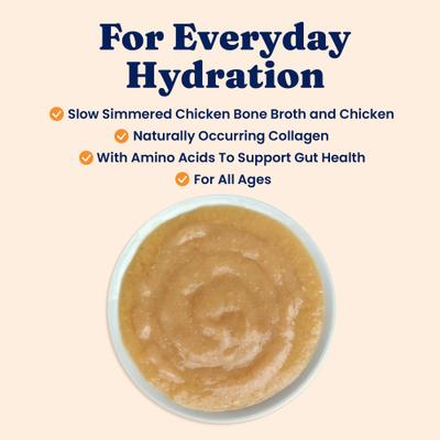 Show full view: Solid Gold Bone Broth Chicken Shreds Grain-Free Wet Cat Food Topper, 3-oz pouch, case of 12 slide 4 of 10