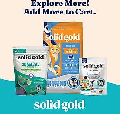 Solid Gold Bone Broth Tuna Shreds Grain-Free Wet Cat Food Topper, 3-oz pouch, case of 12 slide 2 of 8