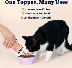 Solid Gold Bone Broth Salmon Shreds Grain-Free Wet Cat Food Topper, 3-oz pouch, case of 12 slide 2 of 7
