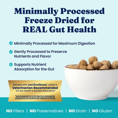 Show full view: Solid Gold Real Beef & Pumpkin Freeze-Dried Raw Meal Dog Food Topper, 1.5-oz bag slide 5 of 9