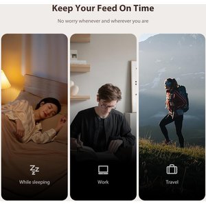 IMIPAW Automatic Programmable Cat & Dog Feeder, 3-L