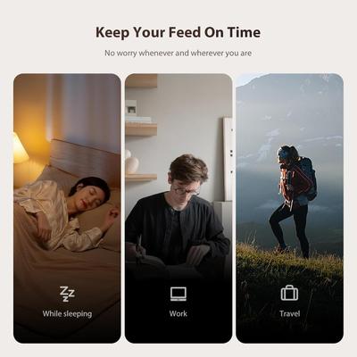 Show full view: IMIPAW Automatic Programmable Cat & Dog Feeder, 3-L slide 8 of 10