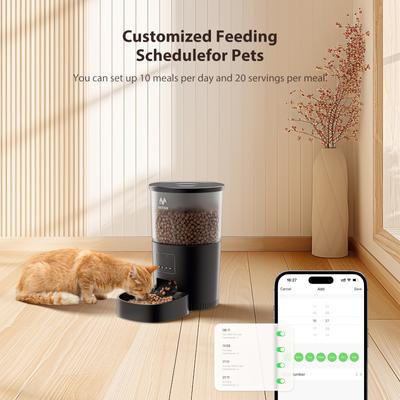 Show full view: IMIPAW Stainless Steel WIFI Automatic Cat& Dog Feeder, 3-L slide 6 of 11
