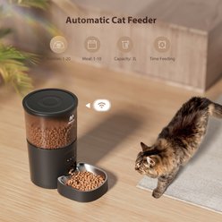 IMIPAW Stainless Steel WIFI Automatic Cat& Dog Feeder, 3-L slide 2 of 9