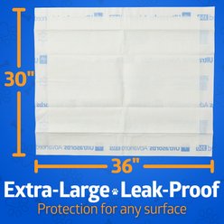 Medline Ultrasorbs Advanced Extra Strength Drypads Dog Pee Pads, 30 x 36-in, 70 count slide 2 of 5