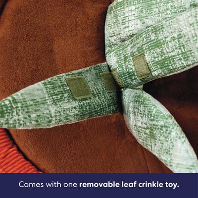 Show full view: Frisco Snake Plant Covered Cat & Dog Bed with Removable Leaf Toy slide 5 of 8