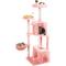 Show in main carousel: TSCOMON Multi-Level 55-in Plush Cat Tree & Condo with Scratching Post, Pink slide 8 of 9