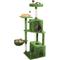 Show in main carousel: TSCOMON Multi-Level 55-in Plush Cat Tree & Condo with Scratching Post, Green slide 8 of 9