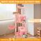 Show in main carousel: TSCOMON Multi-Level 55-in Plush Cat Tree & Condo with Scratching Post, Pink slide 4 of 9