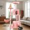 Show in main carousel: TSCOMON Multi-Level 55-in Plush Cat Tree & Condo with Scratching Post, Pink slide 1 of 9