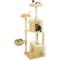 Show in main carousel: TSCOMON Multi-Level 55-in Plush Cat Tree & Condo with Scratching Post, Beige slide 8 of 9