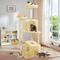 Show in main carousel: TSCOMON Multi-Level 55-in Plush Cat Tree & Condo with Scratching Post, Beige slide 7 of 9