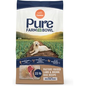 CANIDAE Pure Real Lamb & Brown Rice Recipe Dry Dog Food, 22-lb bag