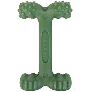 Nylabone Power Chew Easy-Hold Dog Dental Chew Toy Easy Hold Bacon, Large