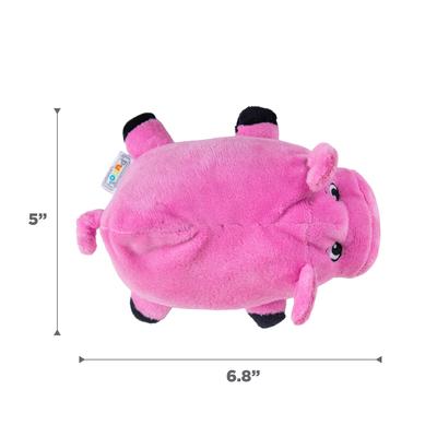 Show full view: Outward Hound Fattiez Pig Squeaky Plush Dog Toy slide 6 of 9