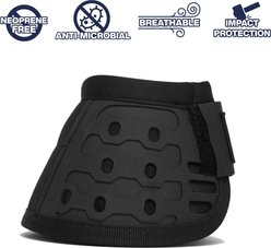 Majyk Equipe Bell Horse Boots with No Turn Notch, Black/Blue, Large, 2 count slide 2 of 4