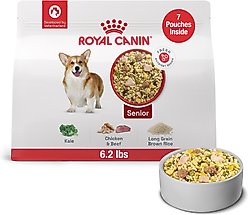Royal Canin Fresh Health Nutrition Senior Dog Food, 14.1-oz pouch, pack of 7 slide 1 of 9