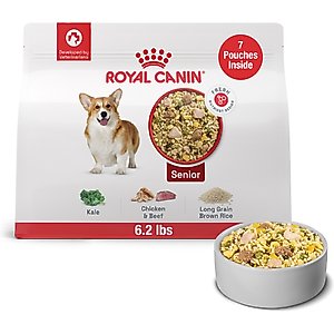 Royal Canin Fresh Health Nutrition Senior Dog Food, 14.1-oz pouch, pack of 7
