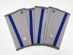 Majyk Equipe Horse Fly Boots, Blue/Silver, Cob, 4 count