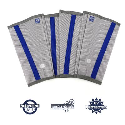 Show full view: Majyk Equipe Horse Fly Boots, Blue/Silver, Cob, 4 count slide 5 of 5