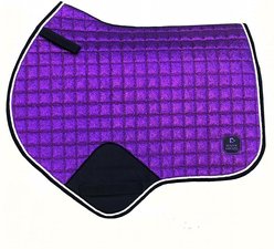 Majyk Equipe Estrella Sparkle All Purpose Horse Saddle Pad, Purple/Sparkle, Full