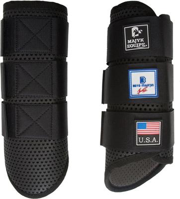 Show full view: Majyk Equipe Boyd Martin Black Eventing Kit Horse Boots, Black, Medium, 4 count slide 5 of 6