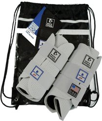 Majyk Equipe Boyd Martin Black Eventing Kit Horse Boots, White, Medium, 4 count