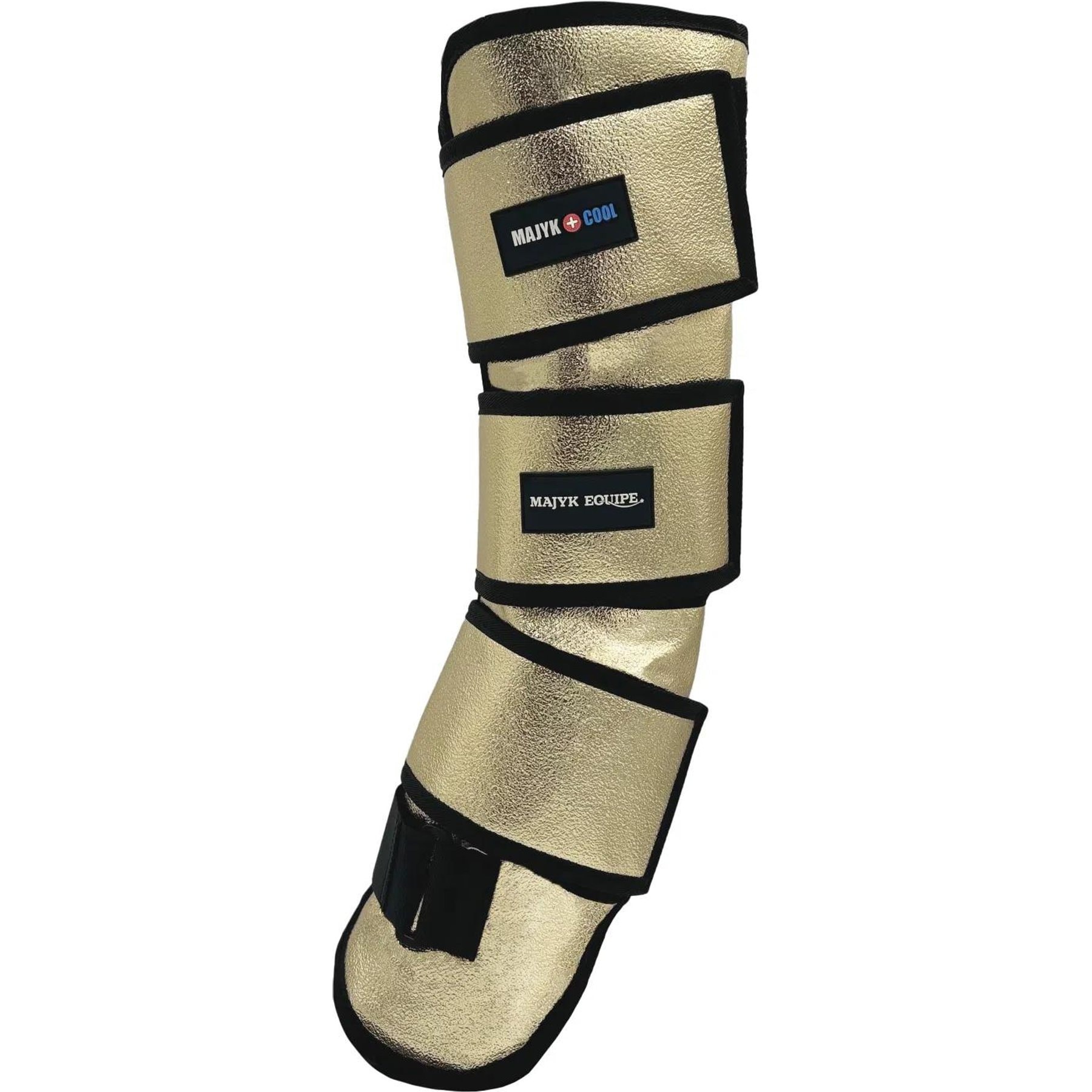 Majyk Equipe Ice Horse Boot with Removeable Gel Liners, Gold, 2 count