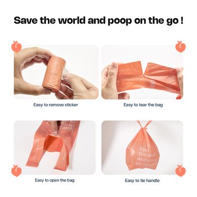 Show full view: Deo Doo 2 Dog Poop Bag Dispensers with Bags & Handles, 720 count, Peach Scented slide 5 of 6