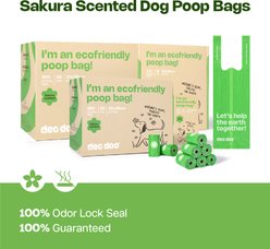 Deo Doo Dog Poop Bags with Handles, Sakura Scented, 120 count slide 2 of 5