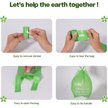 Show in main carousel: Deo Doo Dog Poop Bags with Handles, Sakura Scented, 120 count slide 4 of 5