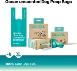 Deo Doo 100% PRC from Ocean Dog Poop Bags with Handles, Unscented, 144 count slide 2 of 5
