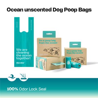 Show full view: Deo Doo 100% PRC from Ocean Dog Poop Bags with Handles, Unscented, 144 count slide 5 of 5