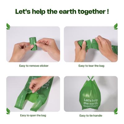Show full view: Deo Doo Dog Poop Bags with Handles, Unscented, 240 count, Green slide 5 of 6