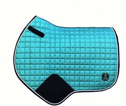 Majyk Equipe Estrella Sparkle All Purpose Horse Saddle Pad, Turq/Sparkle, Full