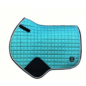Majyk Equipe Estrella Sparkle All Purpose Horse Saddle Pad, Turq/Sparkle, Full